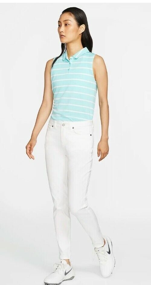 New Nike Womens Slim Fit white Golf Pants BV6081 100 SIZE 14 New Nike Womens Slim Fit white Golf Pants BV6081 100 SIZE 14