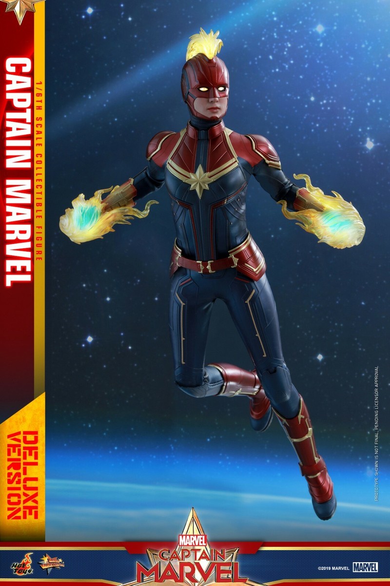 Hot Toys MMS 522 Captain Marvel Brie Larson 1/6 Action Figure