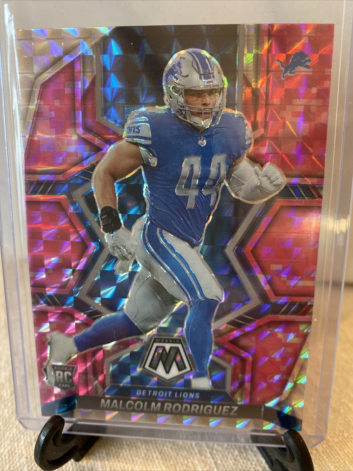 2022 Malcolm Rodriguez Mosaic RC Pink Camo