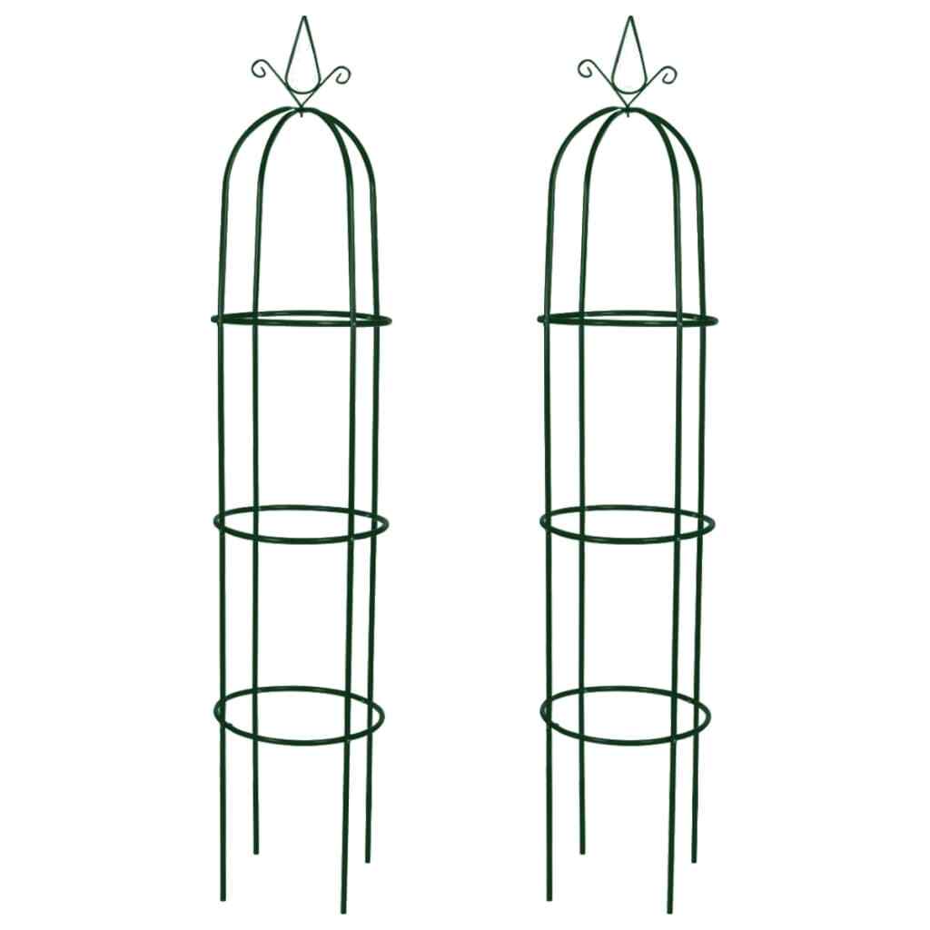 Relaxdays Rankturm 2er Set & Torbogen – Rankhilfe Für Rosen & Kletterpflanzen Bis 240 Cm