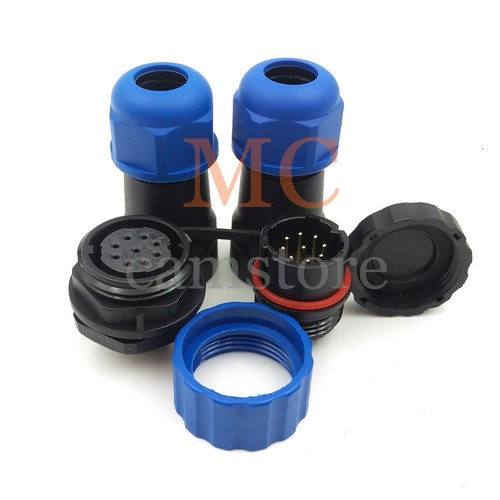 SD20 9Pin Circular Aviation Connector,Electrical Cable Connector Male Female 5A - Picture 4 of 7