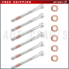 Injector Screw Retainer Bolt Washer Kit for Mercedes 6110170060 0009902907