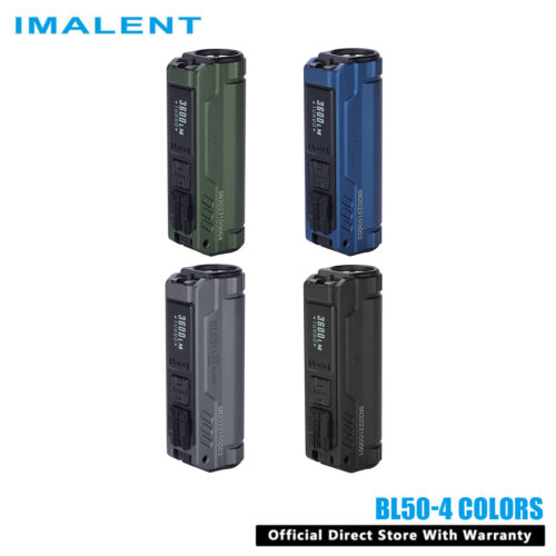 IMALENT BL50 EDC Flashlight 3600 lumens Dual Light Source UV light Flashlight