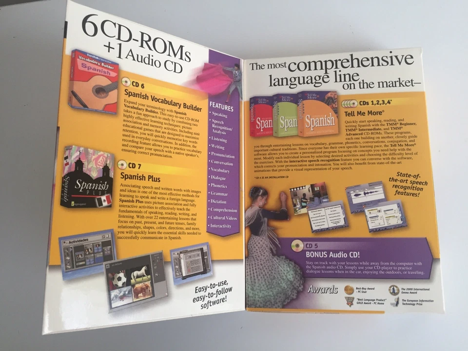 Learn Spanish Fast! Instant Immersion Spanish PRO: 7 CD Software! Language - Image 2 of 4