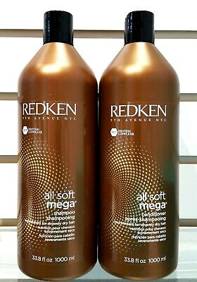 Redken All Soft Mega Shampoo Conditioner Liter 33 8 Oz Duo Ebay