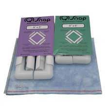 Q-Snap Needlework Frame Set with Hand-Dyed Fabric by VolcanoStitching
