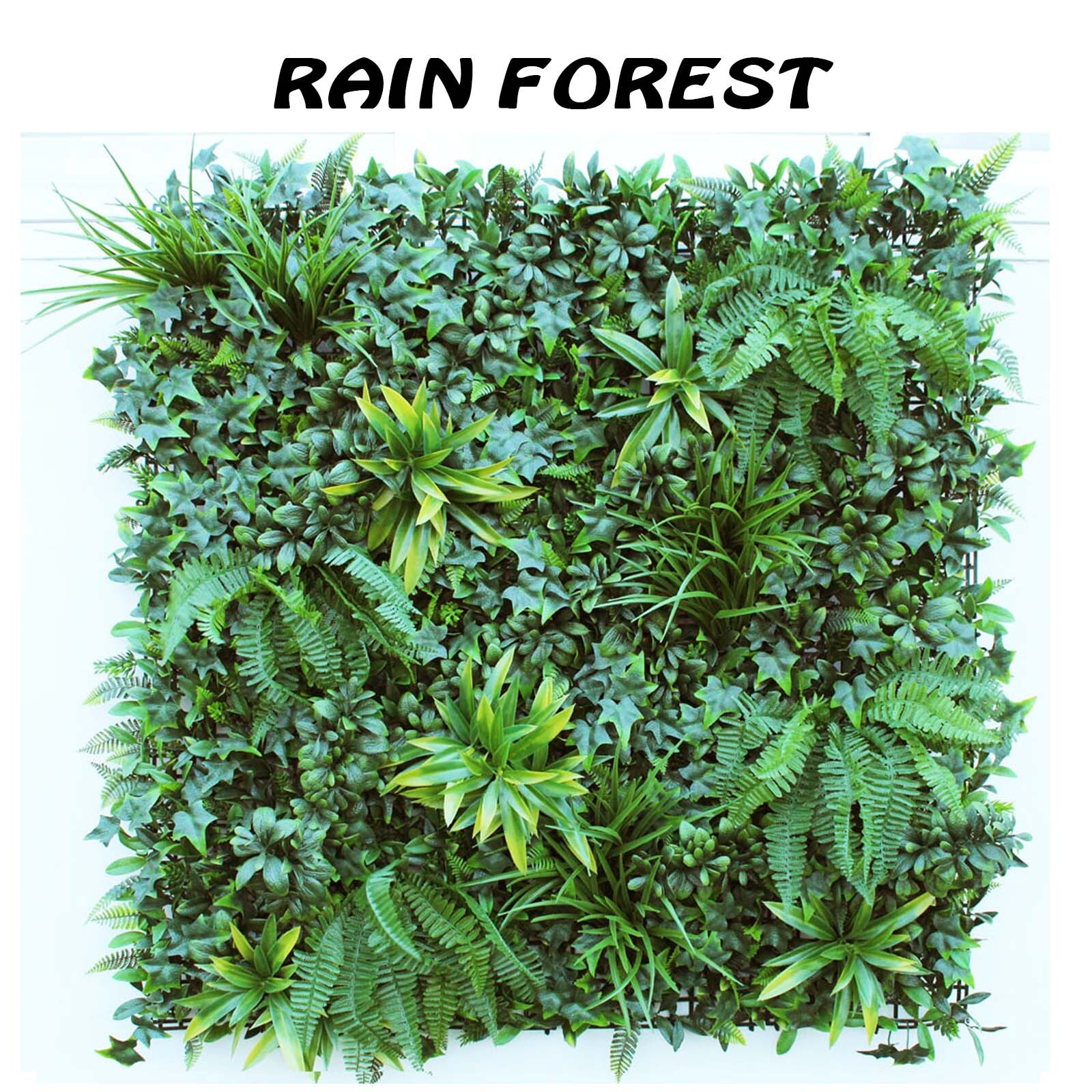 Verde Verticale 100x100 cm Rain Forest | Parete Artificiale Premium