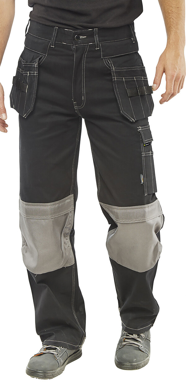 BEESWIFT KINGTON MULTI POCKET TROUSERS BLACK 44T