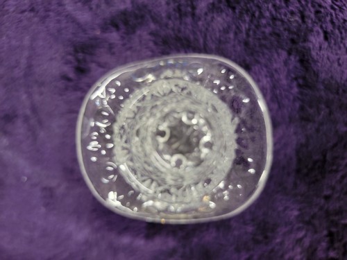Vintage Fenton Daisy Button Clear Glass Top Hat Glassware - Picture 4 of 10