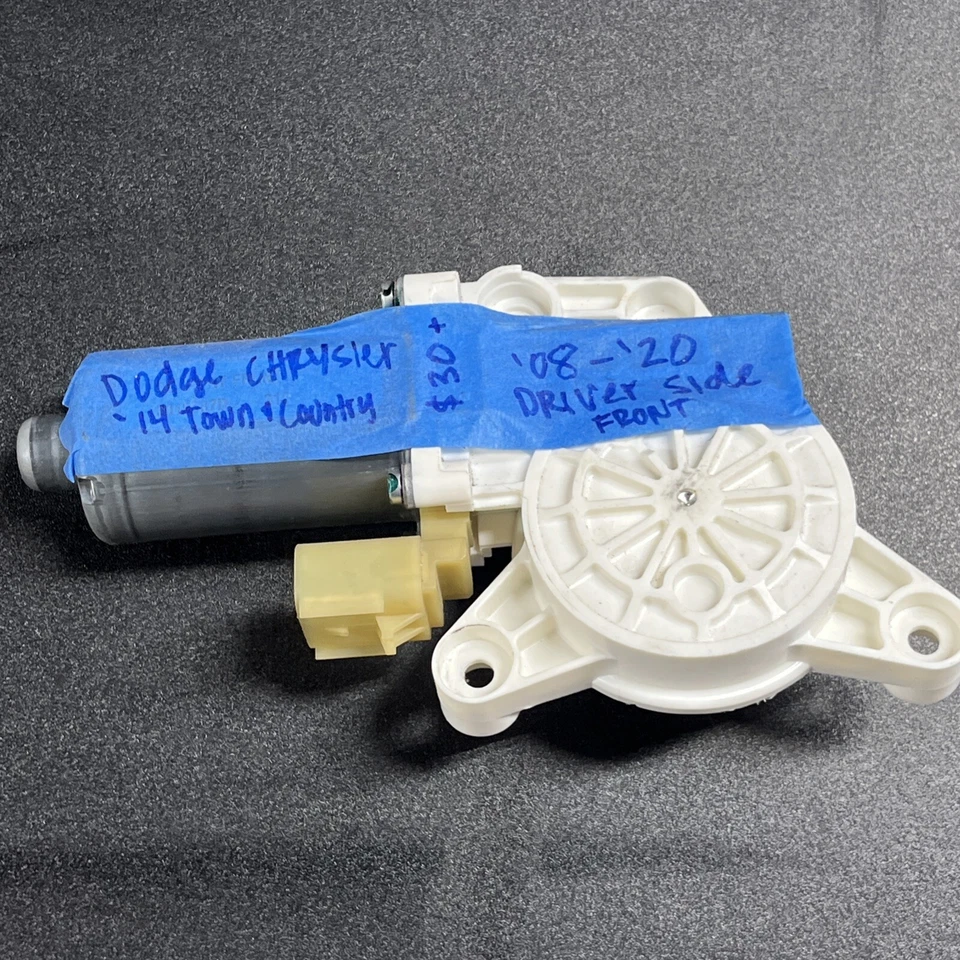 Chrysler Town Country Dodge Caravan 2008-20 motor ventana delantera lado del conductor 6 pines Foto 3 de 3