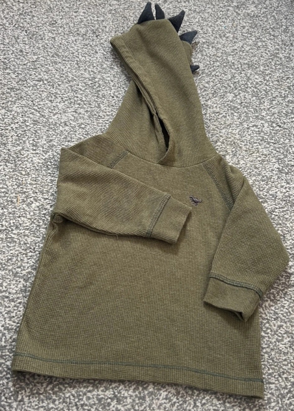 Next Baby Boys Dino Hoodie 6-9 Months
