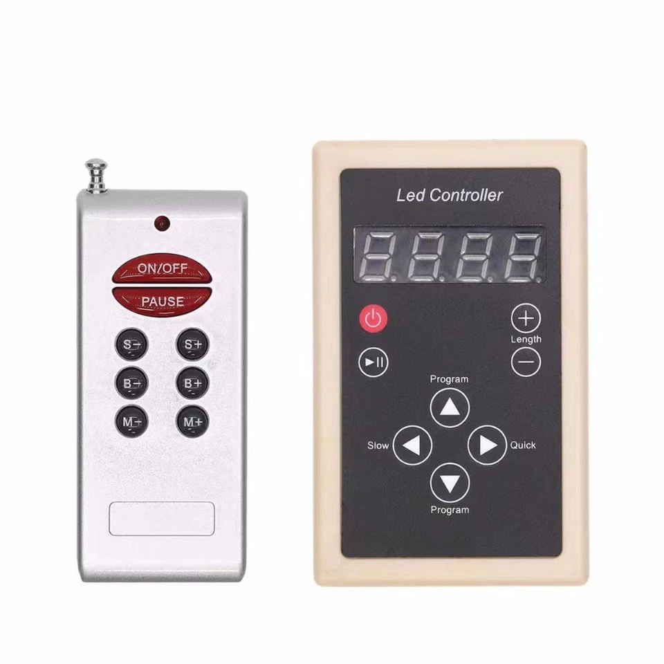 RF Remote Controller 133 Modes for Dream Color 6803 IC 5050 RGB LED Strip Light - Image 3 of 4