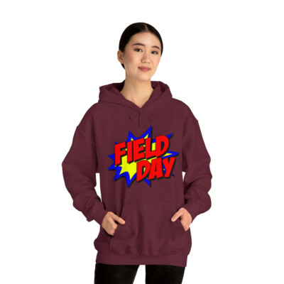 Field Day Comic Book Graphic Hoodie, Sizes S-5XL | eBay