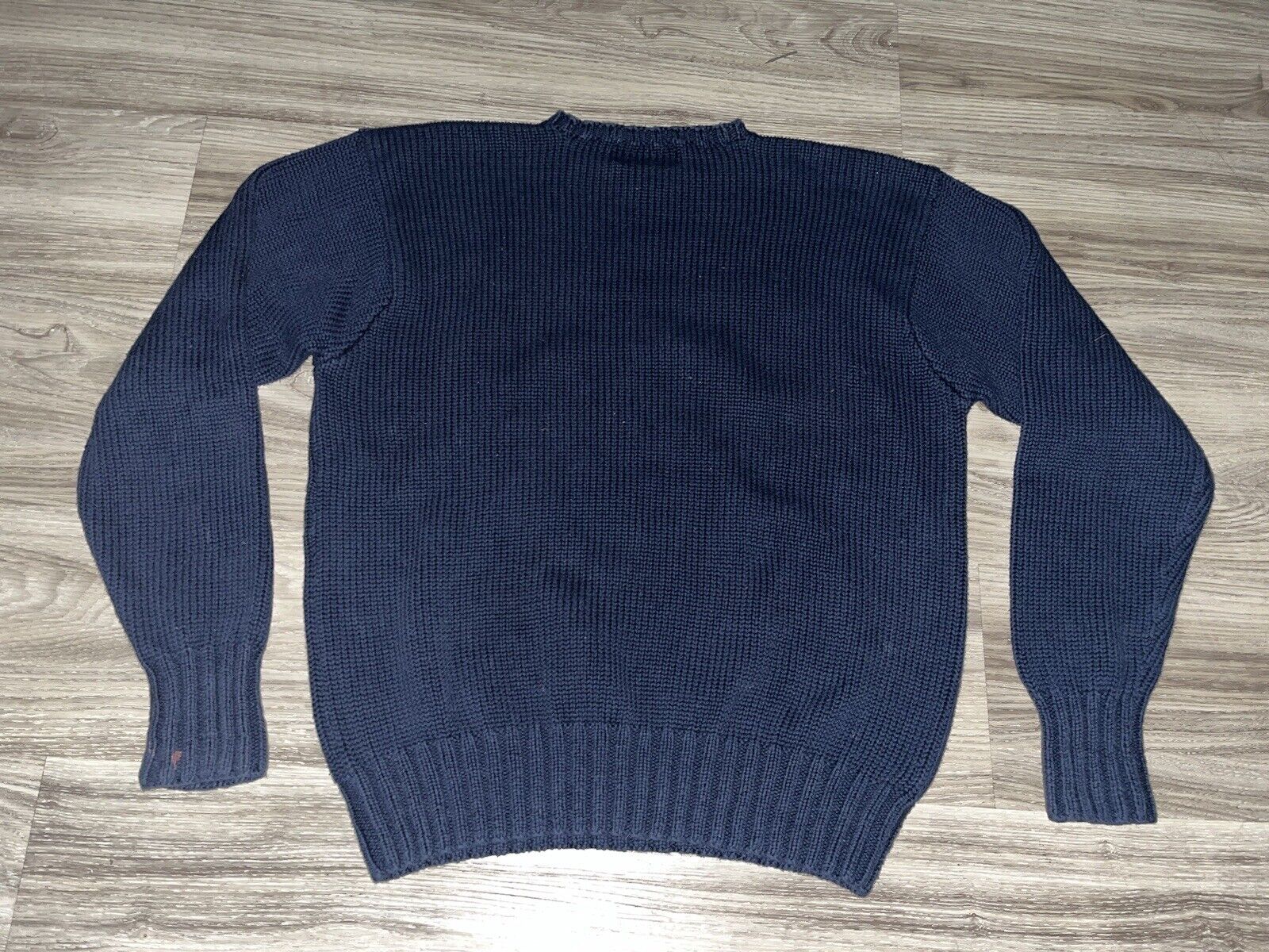 Polo Ralph Lauren Country Flag Sweater Medium Blu… - image 7