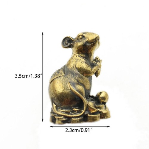 Traditional Rat Miniatures Chinese Mouse Love Corn Ornaments Desktop Ornaments - Picture 2 of 11