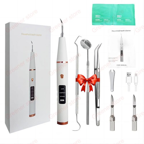 Kit Pulizia Denti Ultrasuoni Scaler Dentale Pulizia Denti Rimuovi Placca Tartaro - Foto 13 di 16