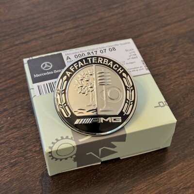 2 Stemmi Adesivi Laterali AMG Sport Per Mercedes Classe A, CLA, C, E, S - Emblema Badge Nero - Foto 5