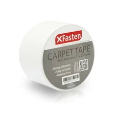 Adhesive Carpet Tape 3" x 20 Yd Wood Surface Finish Safe Heavy Duty Residue-Free