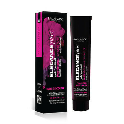 3x Elegance Plus Professional Hair Colour Cream 100ml- 8.13 Ash Golden Light Blo