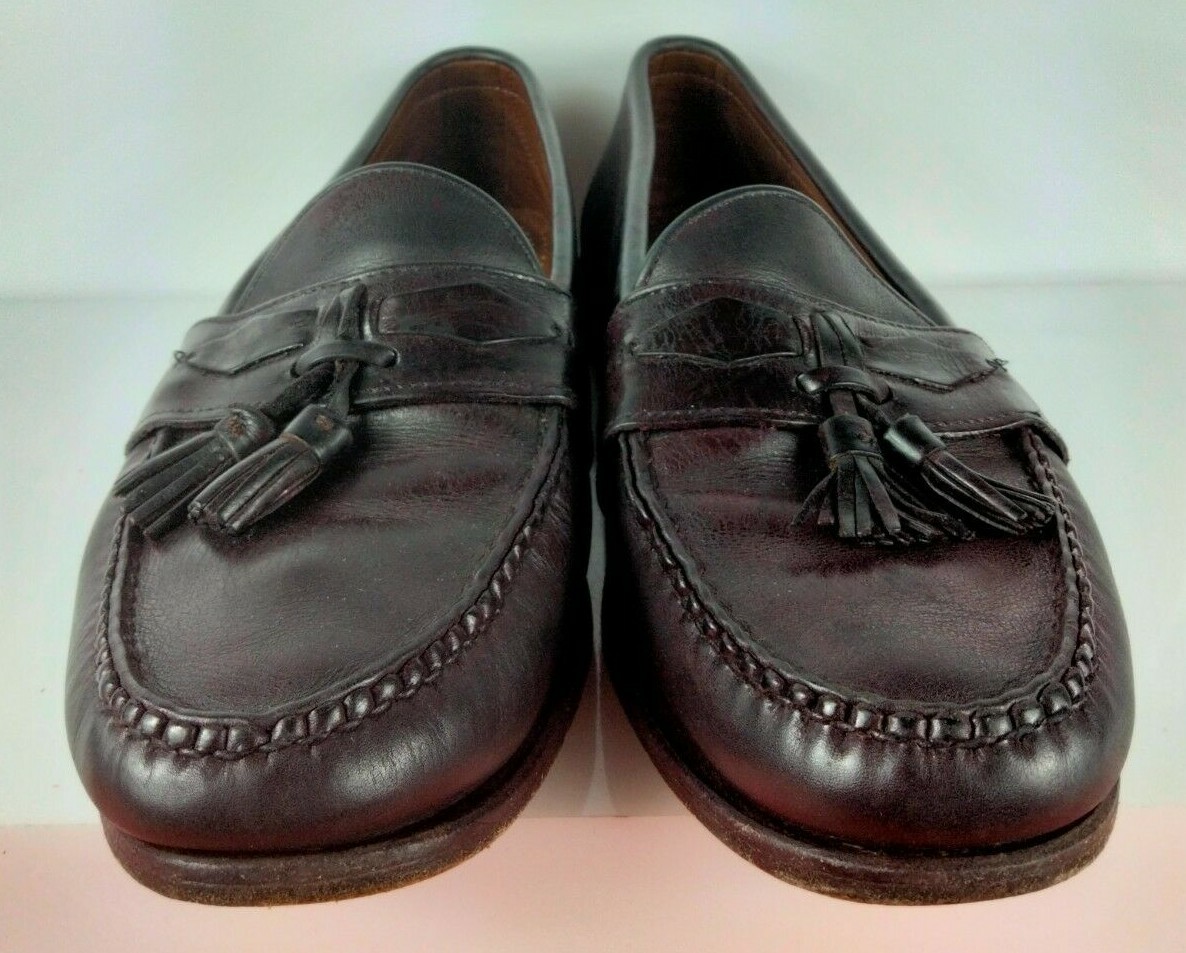 Allen Edmonds Ashford Dark Brown Leather Dress Loafers  display picture 2