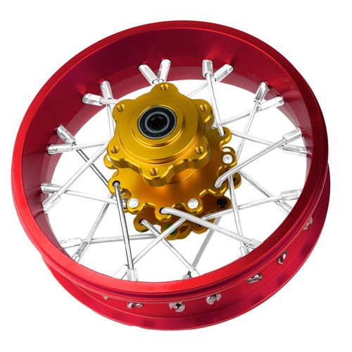 KEBEILEE CNC Aluminum Rear Wheel V2 For LOSI Promoto MX motorcycle 1:4 Red - Picture 16 of 20