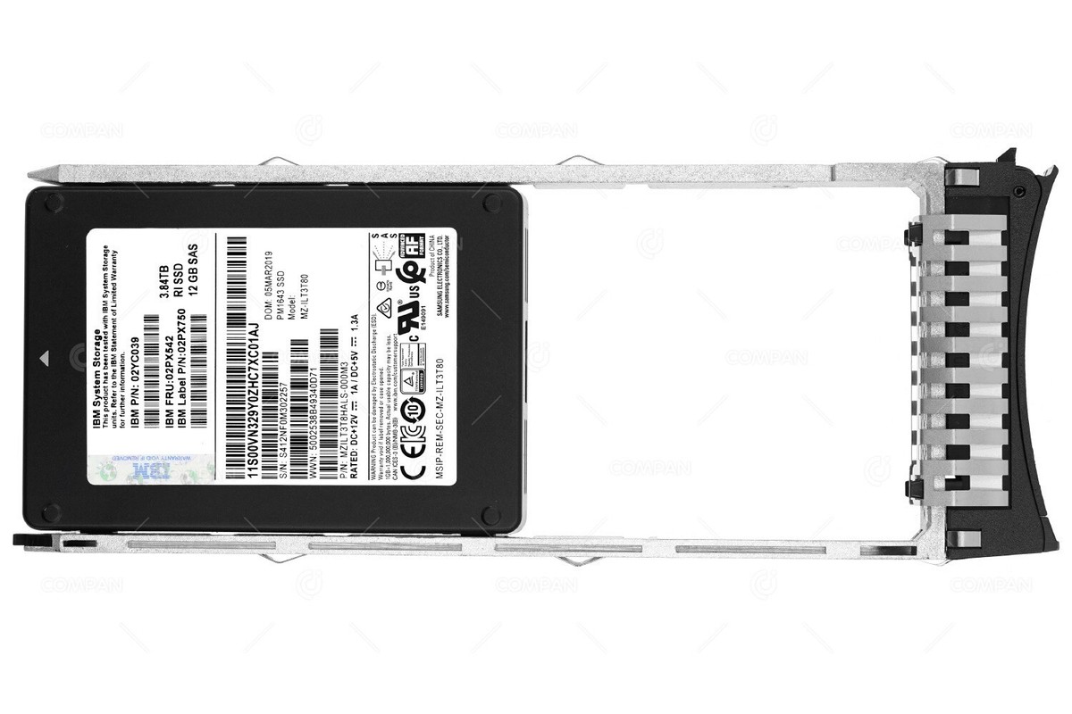 02PX542 IBM 3.84TB SSD SAS 12G 2.5 02PX542 IBM 3.84TB SSD SAS 12G 2.5