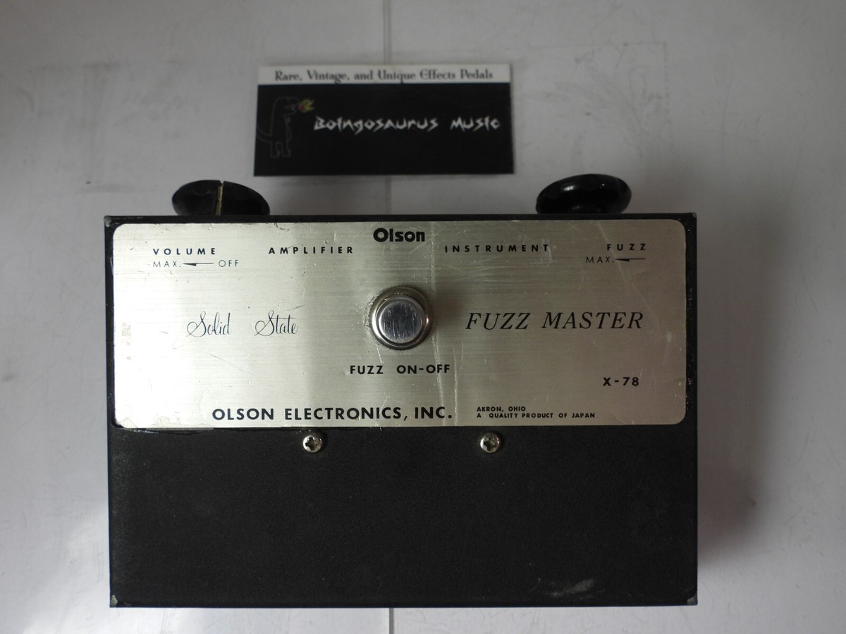 Vintage Olson Electronics Fuzz Master X-78 Effects Pedal Free US