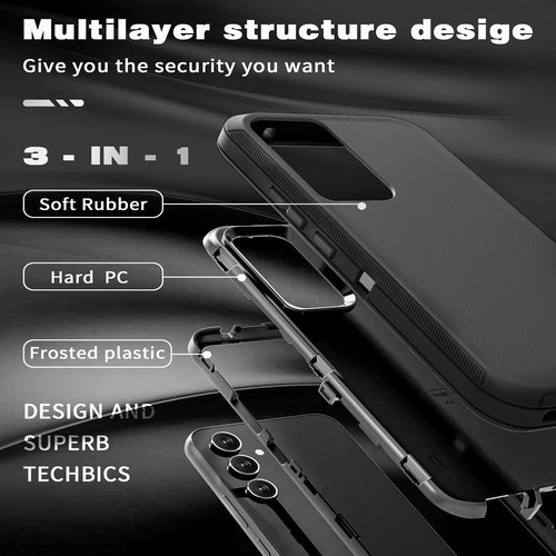 Coque pour Samsung Galaxy S21 FE avec clip compatible Otterbox Defender + verre trempé - Photo 13 sur 53