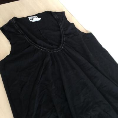 ISSEY MIYAKE FETE ノースリーブ ISSEY MIYAKE FETE Tank top No sleeve black | eBay
