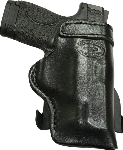 Leather Kydex Paddle Gun Holster LH RH For Colt Gold Cup - Picture 2 of 5