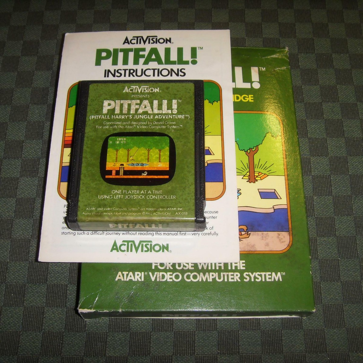 ÉDITION PAL en boite et notice PITFALL activision Atari 2600 VCS