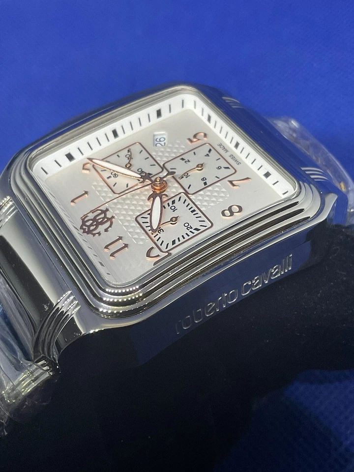 Roberto Cavalli Swiss Made Tonneau mod 03839 Reloj Pulsera Hombre’s Foto 4 de 4