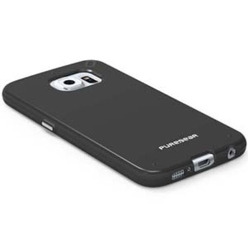 PureGear Slim Shell Case for Samsung Galaxy S6 - Black / Black - Picture 5 of 8