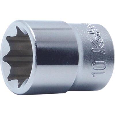 Ko-ken 2415M-5.5 Double Square 1/4''Sq. Dr. Socket 5.5 mm, L.22 mm