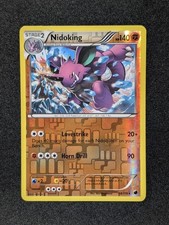 Pokémon Nidoking TCG Reverse Holo Rare Plasma Freeze, Card 58/116 LP Very Light 