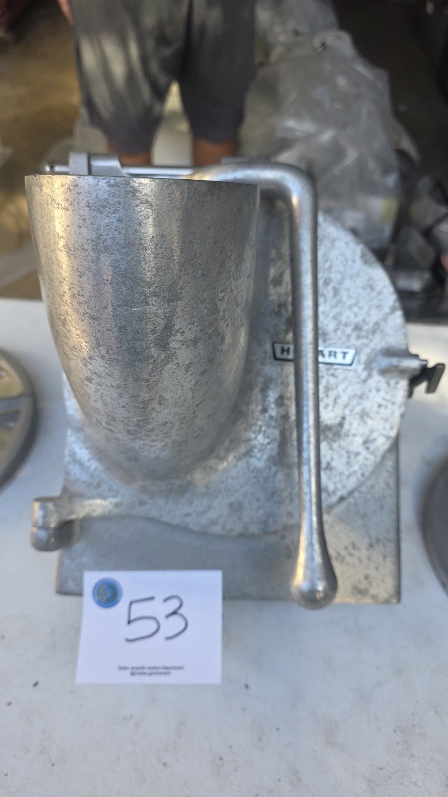 Hobart Pelican Head Mixer Attachment Shredder Grater #52
