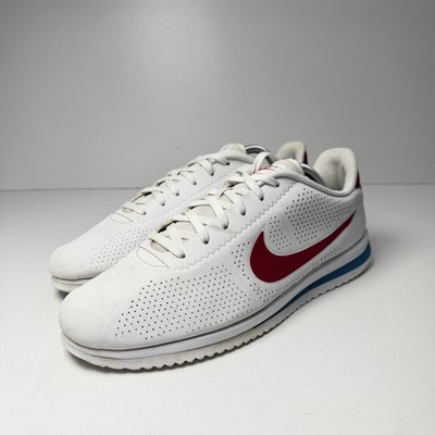 Nike Cortez Ultra Moire Forrest Gump weiß rot blau Herren Sportschuhe UK Größe 9,5
