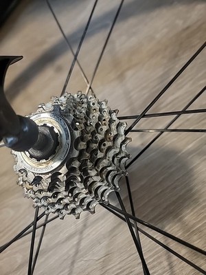 Rolf Vector Comp Road Bike Wheelset Paired Missing Spoke Blue 700c