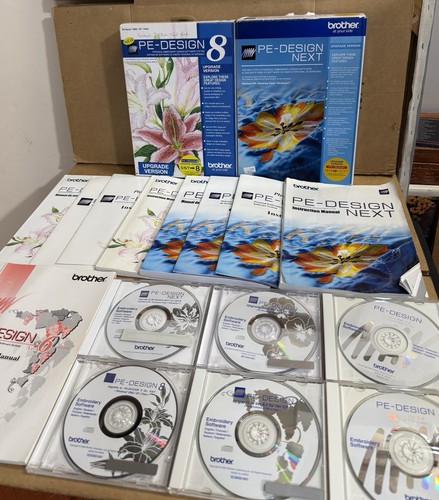 Brother PE-Design Next Upgrade Version 5/6/7 To 8 & to Next Embroidery Software