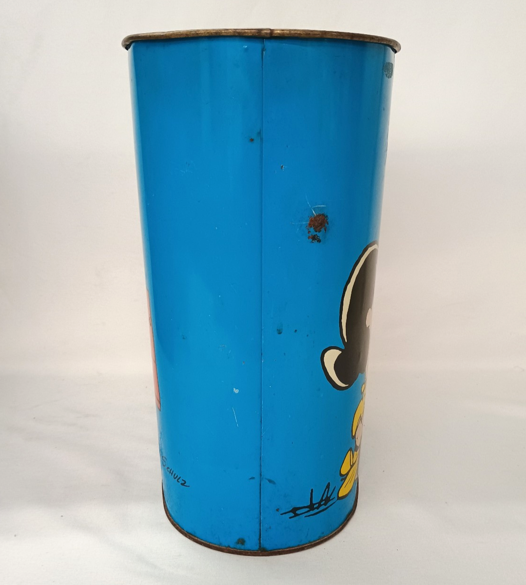 Vtg. Snoopy Peanuts Red Baron Lucy Blue 13