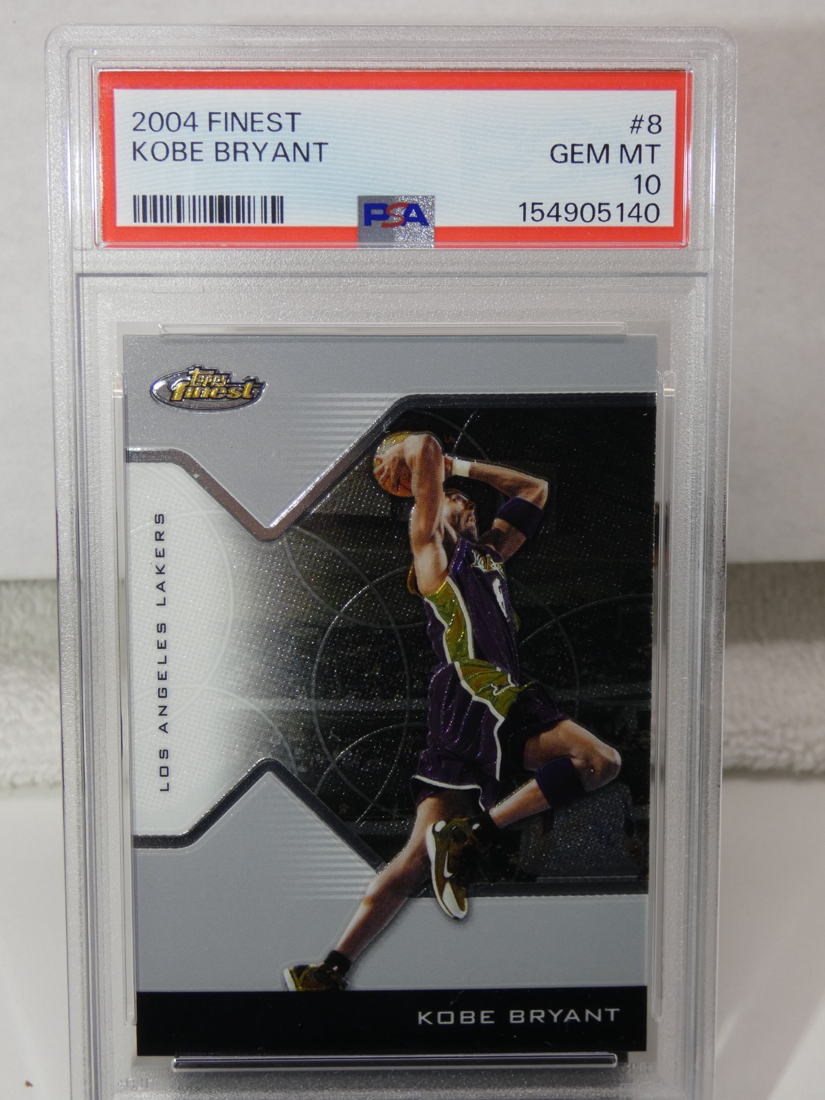 Kobe Bryant 2004 Finest #8 PSA 10 GEM MINT