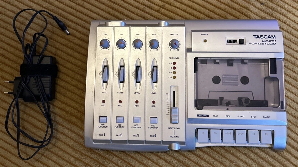TASCAM MF-P01 Portastudio 4 Spur/4-Track Analog Cassette Tape Recorder/TEAC - Bild 2 von 4