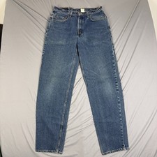 Vintage 90s Levis 550 Jeans Mens 32 x 34 Relaxed Fit 90s Denim Tapered Leg Blue