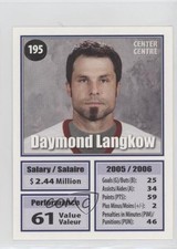 2006 Trade Deadline Hockey Board Game Daymond Langkow #195 0ab