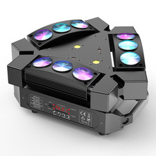 240W Spider Laser Moving Head Light RGB 9 LED DMX Stage DJ Disco Beam Lighting