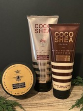 NEW Bath  Body Works COCOA SHEA COCONUT  HONEY 3 pc Set