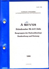 NVA Dienstvorschrift 187/1/178, HS Mi-24D, Zelle, Hydraulikanlage