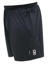 D555 Men's Plus Size Dry Wear Stretch Shorts in Black 2XL to 6XL