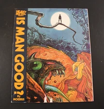 1978 Heavy Metal Presents Is Man Good ? By Moebius Adult Fantasy Graphic Novel 