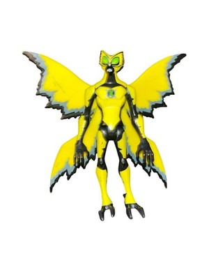 Ben 10 Ultimate Alien Big Chill Yellow 4'' Action Figure Bandai Toy